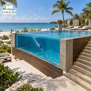 Resort de <span class=keywords><strong>plage</strong></span> exclusif <span class=keywords><strong>avec</strong></span> vue panoramique, <span class=keywords><strong>piscine</strong></span> jacuzzi de 20 pieds sur 40 pieds, <span class=keywords><strong>piscine</strong></span> de plongée profonde pour sirènes, <span class=keywords><strong>piscine</strong></span> hors sol en fibre de verre - Product Image 1