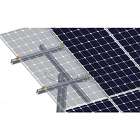 Kit de montage au sol pour panneaux solaires personnalisable, support de module photovoltaïque encadré pour un système de montage sécurisé