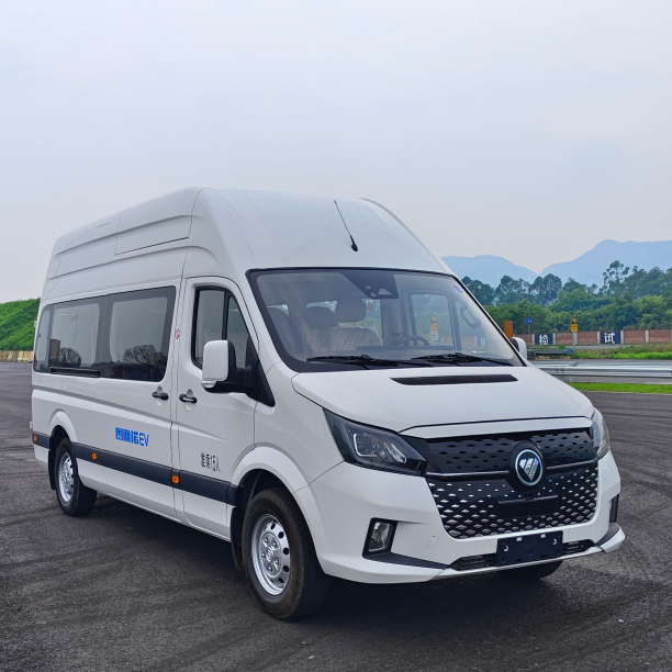 2026 New Model Foton Toano Long Wheelbase High Roof Van 16 18 Seats Pure Electric Bus for Sale