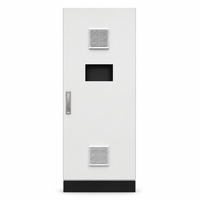 Armoire électrique industrielle verticale sur pied personnalisée, coffret de distribution métallique avec poignée et verrou, boîtier en tôle, indice de protection IP55