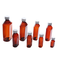 Petits flacons ovales vides en plastique 30 ml, 1oz, pour médicaments liquide, animaux de compagnie