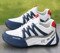 Chaussures décontractées personnalisées bon marché en gros Chaussures supérieures en cuir pour hommes Baskets pour hommes de grande taille
