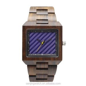 Montres de marque les plus vendues, montres en bois gravées zèbre, montres en bambou pour hommes - Product Image 1