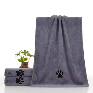 Serviettes de séchage pour cheveux brodées personnalisables, serviettes de salon en microfibre pour chiens, en coton polaire, pour le commerce extérieur, vente en gros - Product Image 4