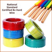 Câbles électriques unipolaires en cuivre pur 1,5-16 mm, norme nationale CE pour usage domestique, IP65 450-750V NAN BQ-BV