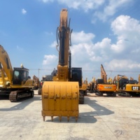 Excavatrice sur chenilles hydraulique Caterpillar CAT345D d'occasion, 45 tonnes, robuste, d'origine japonaise, à vendre