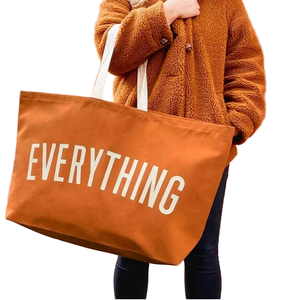 Wholesale COTTON FIELD Medium Shoulder Strap Custom Logo Personalized Plain Sublimation Letter Pattern Blank Cotton <b>Canvas</b> <b>Bags</b> - Product Image 4