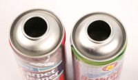 Vente en gros de flacons aérosols vides en fer blanc de 45/52/57/60/65/70/80 mm pour bombes aérosols, boîtes de conserve vides