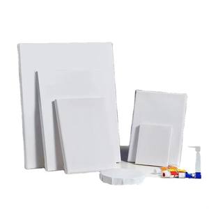 Custom Size Stretched Cotton <b>Canvas</b> Painting with <b>Wood</b> <b>Frame</b> White Color UV Printing - Product Image 4