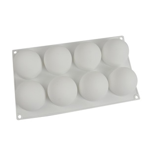 Moule à gâteau <span class=keywords><strong>en</strong></span> <span class=keywords><strong>silicone</strong></span> écologique 8 Ball Number GT, design demi-<span class=keywords><strong>cercle</strong></span> 3D, facile à utiliser, 1 pièce - Product Image 5