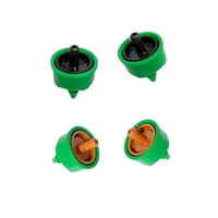Druppelbevloeiingssysteem voor fruitteelt met drukcompensatie, vaste doorstroming