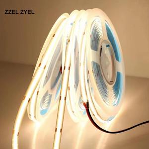 Concurrerend geprijsde 320LED/<span class=keywords><strong>m</strong></span> 24V 32,8ft flexibele USB-aangesloten lichtkettingen IP33 CRI90 COB Epistar IC 8mm PC - Product Image 1