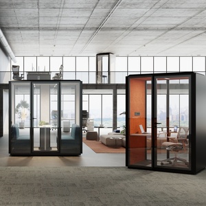 Prefab Vocal Isolamento Cabines de Trabalho Chamada Insonorizada Cabine Portátil À Prova de Som Privacidade Pods Modular Office Pod - Product Image 3