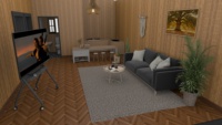 Casa Modular Prefabricada UVO, Villa de Lujo para Resort, Vivienda Adicional en el Patio Trasero, Cabaña Airbnb, Techo Inclinado, Certificación CE, AS, NZS para EE. UU. y Australia