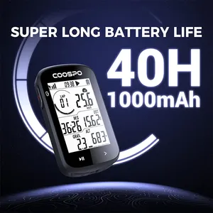 มาตรวัดความเร็วจักรยานไร้สาย GPS พร้อมมาตรวัดระยะทาง GPS BLE ANT+ เซ็นเซอร์สำหรับจักรยานเสือหมอบ รองรับการเชื่อมต่อแอป Strava พร้อมฟังก์ชั่นวัดความสูง - Product Image 5