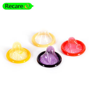 واقيات ذكرية مطبوعة حسب الطلب بنكهة الفراولة، وردية اللون، مجانية من الحكومة - Product Image 2