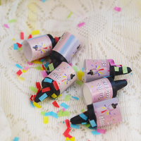 Version étudiante, feux d'artifice pour adultes, fête d'anniversaire et de remise de diplômes, décorations de confettis pour les fêtes