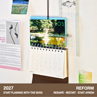 Calendrier et agenda 2027 A6, journal à spirale, 5 types de pages intérieures, esthétique haut de gamme, créatif, portable, vente en gros