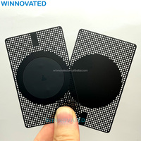 Tarjeta de Visita Metálica Inteligente con Chip RFID, NFC, Sin Contacto, con Identificación IC