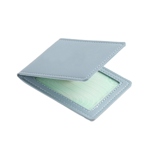 Pratik güvenlik koruma tasarımı mavi PU deri sürüş lisansı kart tutucu seyahat için - Product Image 6