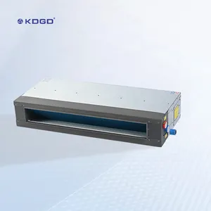 Merek Tiongkok unit koil kipas fcu hidronik ramping ultra tipis tipe ducted air dingin tersembunyi horisontal untuk pemanas pompa panas