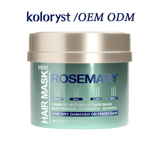 Maschera Riparatrice per Capelli a Marchio Privato, Nutriente Naturale, Lisciante per il Cuoio Capelluto, Anti-Crespo, Senza Solfati, con Menta, Rosmarino e Cheratina - Product Image 1