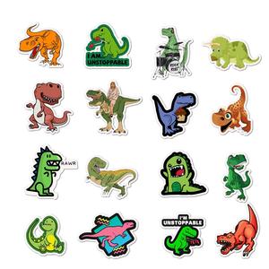 50 Pezzi Adesivi Dinosauro Tirannosauro Rex Senza Ripetizioni, Adesivi Cartoon per Valigie, Trolley, Auto, Laptop, Graffiti di <span class=keywords><strong>Dinosauri</strong></span> - Product Image 6