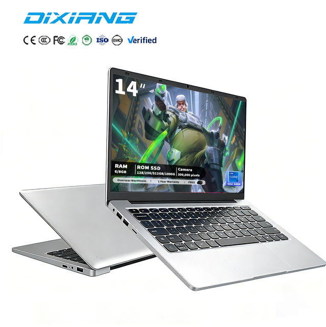 Brand New Cheap Chinese Business High Quality Cheap Laptops 14 Inches N4000 6GB SSD 512GB Personal Laptops Educational Laptops