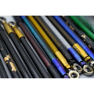 Barre transversale et levier de changement de vitesse en fibre de carbone pour <span class=keywords><strong>Harley</strong></span> M8 Touring/Softail/Road Glide/Road King/Breakout - Rénovation/Mise à niveau - Product Image 3