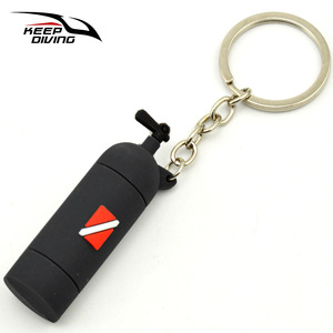 Llavero de Aleación con Forma de Tanque de Oxígeno, Pequeño, Moldeado por Inyección, con Lapislázuli, Colgante de Buceo, Adorno, Recuerdo de Buceo, Tirador de Cremallera - Product Image 6