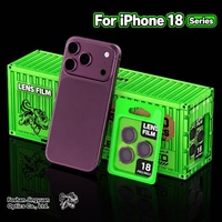 Protecteur d'écran pour objectif d'appareil photo HD C0074 pour iPhone 18 Pro Max, protecteur d'objectif transparent anti-rayures pour iPhone 18 Fold