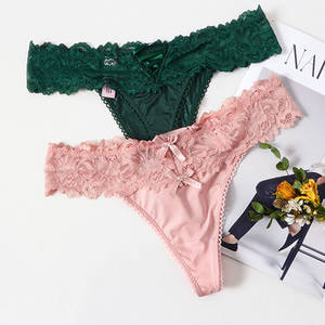 Ladymate ODM/OEM Ropa Interior Sexy de Encaje, Bragas, <span class=keywords><strong>Tanga</strong></span> de Encaje, T-back, Tangas para Mujer, Talla Grande - Product Image 6