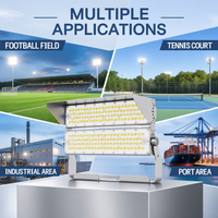 Éclairage extérieur en aluminium IP67 pour stades, terrains de football et de basketball, projets municipaux 500W-600W