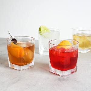 Vasos Cuadrados Clásicos Personalizados al por Mayor con Logotipo Personalizado, Vaso de Vidrio Transparente para Vodka, Tequila, Whisky y Licores - Product Image 2