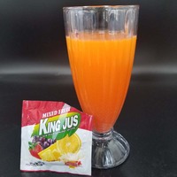 Instant Soft Drinken Sap Poeder Fruit Oranje Druif Mango Aardbei Poeder Drankje