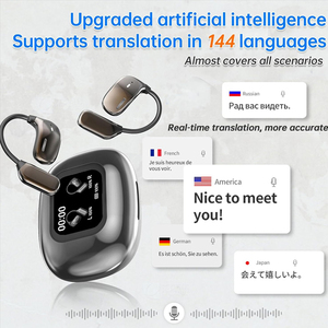 Auriculares de Traducción Inalámbrica para iPhone y Android con 144 Idiomas de IA en Línea, Auriculares OWS en Tiempo Real para Viajes y Negocios, Nuevo - Product Image 3