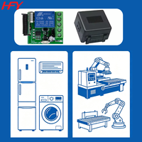 Controlador Receptor RF 315/433 MHz, Corriente Máxima de 10A, Alimentación de 12V CC, Rango de 30-100m, Sistema de Hogar Inteligente, Interruptor de Control Remoto NFC ASK