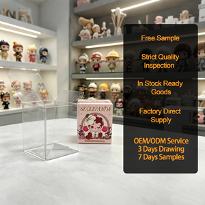 Nueva Caja Protectora Transparente Plegable de Plástico PET para Exhibición, Apta para Figuras <span class=keywords><strong>Funko</strong></span> o Pop Mart, Caja de Empaque de Plástico - Product Image 1