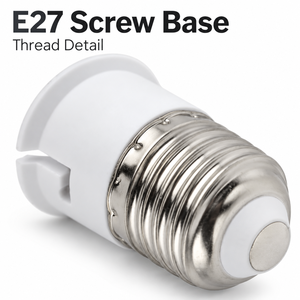 <span class=keywords><strong>Adaptateur</strong></span> de <span class=keywords><strong>douille</strong></span> E27 vers B22 à <span class=keywords><strong>vis</strong></span> vers baïonnette pour ampoules LED, CFL et incandescentes – Vente directe usine - Product Image 3