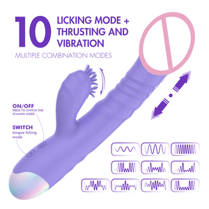 Vibrador de Conejo con Succión de Clítoris Totalmente Automático, Sensación Realista, 20 Frecuencias, Resistente al Agua, Recargable por USB, Ecológico - Product Image 2