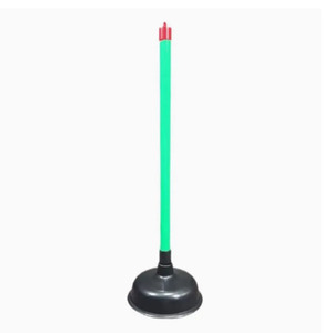 HQ2218 Green Handle High Quality Taiwan Rubber Bathroom Toilet <strong>Plunger</strong> - Product Image 1