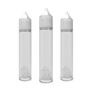 Bouteilles en LDPE transparentes blanches Chubby Gorilla 30ML pour jus liquide - Product Image 2