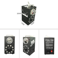 Machine à fumée électrique MINGLANG 700W avec télécommande et contrôle manuel, portée de fumée de 3M, huile de fumée à changement de couleur, AC 110-220V, garantie 1 an