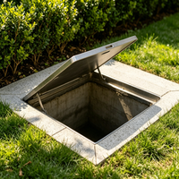 Trappe d'accès sur mesure en acier inoxydable - Couvercle de regard souterrain robuste, service OEM/ODM pour projets industriels et municipaux