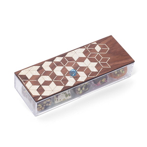 Ramadan Holiday in Arabian Wood Mother of Pearl Chocolate Boxes Mother of Pearl Inlay Chocolate Box Handmade in Vietnam - Product Image 3