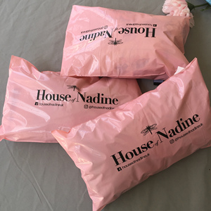 ถุงไปรษณีย์สีชมพูสดใสรักษ์โลก, บรรจุภัณฑ์เสื้อผ้าพิมพ์โลโก้ตามสั่ง, ถุงส่งด่วน, เหมาะสำหรับการจัดส่งสินค้าอีคอมเมิร์ซ - Product Image 3