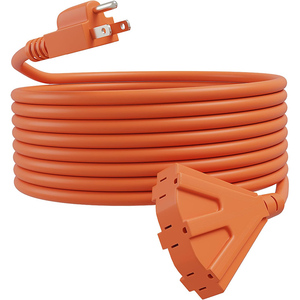 Rallonge extérieure étanche de 15 m avec 3 prises, câble d'alimentation robuste SJTW pour équipement de jardin et de pelouse - Product Image 3