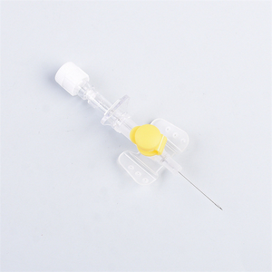 Cánula IV de Plástico Desechable de 22g 24g 26g con Puerto de Inyección, Catéter Intravenoso con Ala de Seguridad, Ecológico, Veterinario - Product Image 1
