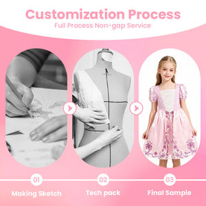 Disfraz de Princesa Rapunzel de Película para Niñas en Oferta, Vestido de Algodón para Fiesta y Celebración de Navidad, Inspirado en 'Enredados' de Disney - Product Image 2