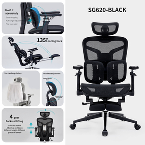 New Design Best Ergonomic Office Chair With Headrest <b>Footrest</b> Height <b>Adjustable</b> Detachable Parts Luxury Computer Chair SG-620 Co - Product Image 3